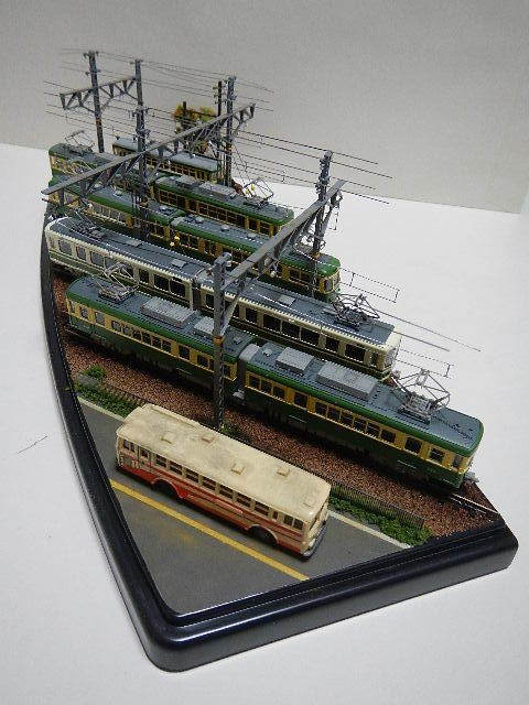 江の電ジオラマ 極楽寺検車区風に仕立てる: 東名川崎製作所(仮) 江の電ジオラマ 極楽寺検車区風に仕立てる: 東名川崎製作所(仮)